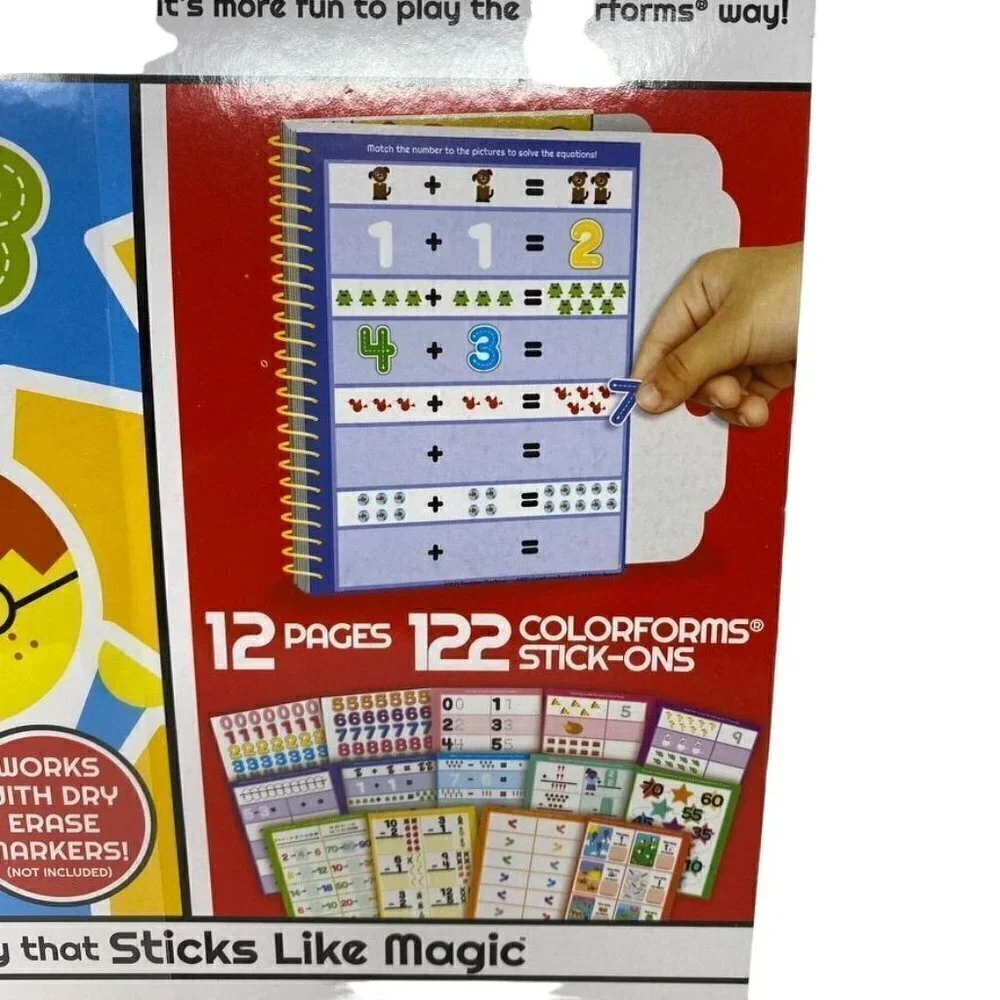Colorforms On The Go Numbers Learning Book